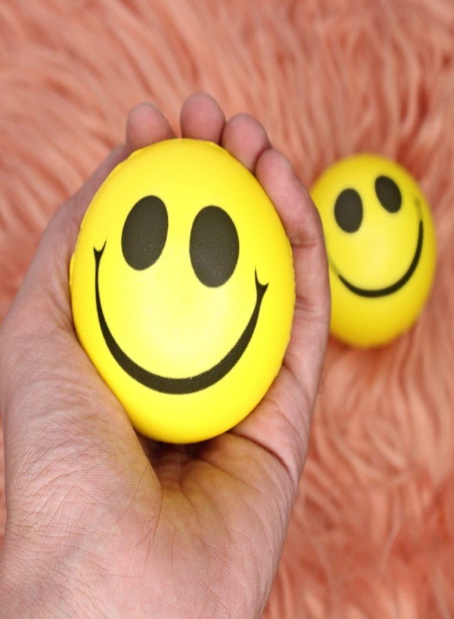 AASA Party Favors Spiky Toy Stress Relief Spike Rubber Balls Squishy Stress Balls Sensory Toys for Kids and Adults (Set of 2Pcs, Smiley Ball) - Image 3